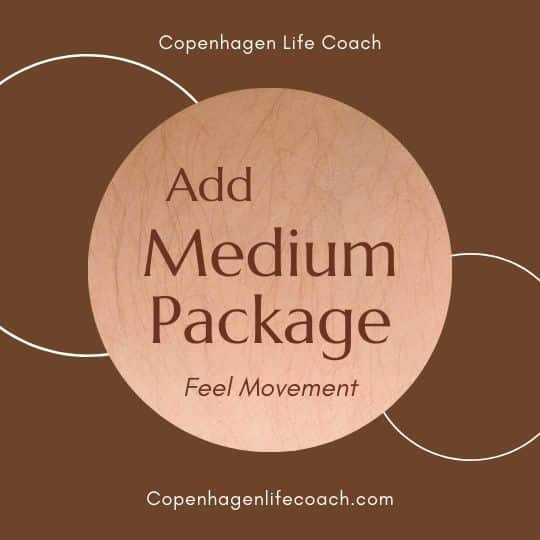 Copenhagen Life Coach - Add Medium Package - Feel Movement Add Medium Package - Feel Movement